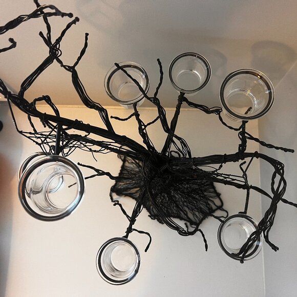 Pottery Barn Halloween Spooky Tree Votive Holder - Picture 5 of 5